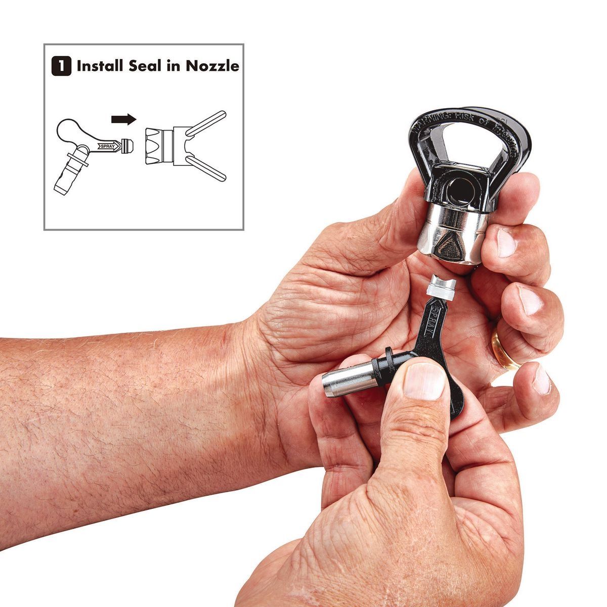 Reversible Airless Paint Spray Tip Y52649