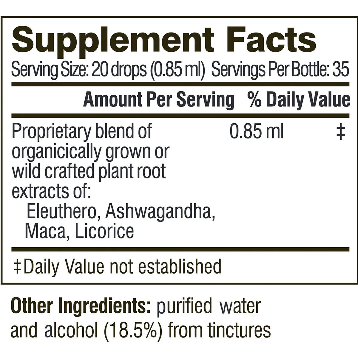Herbal Adrenal Support Formula D289962