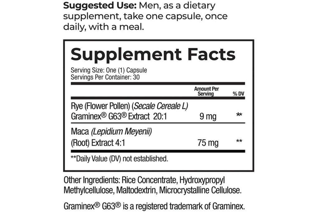 Prostate Supplement, 2 Bottles, 60 Capsules G751