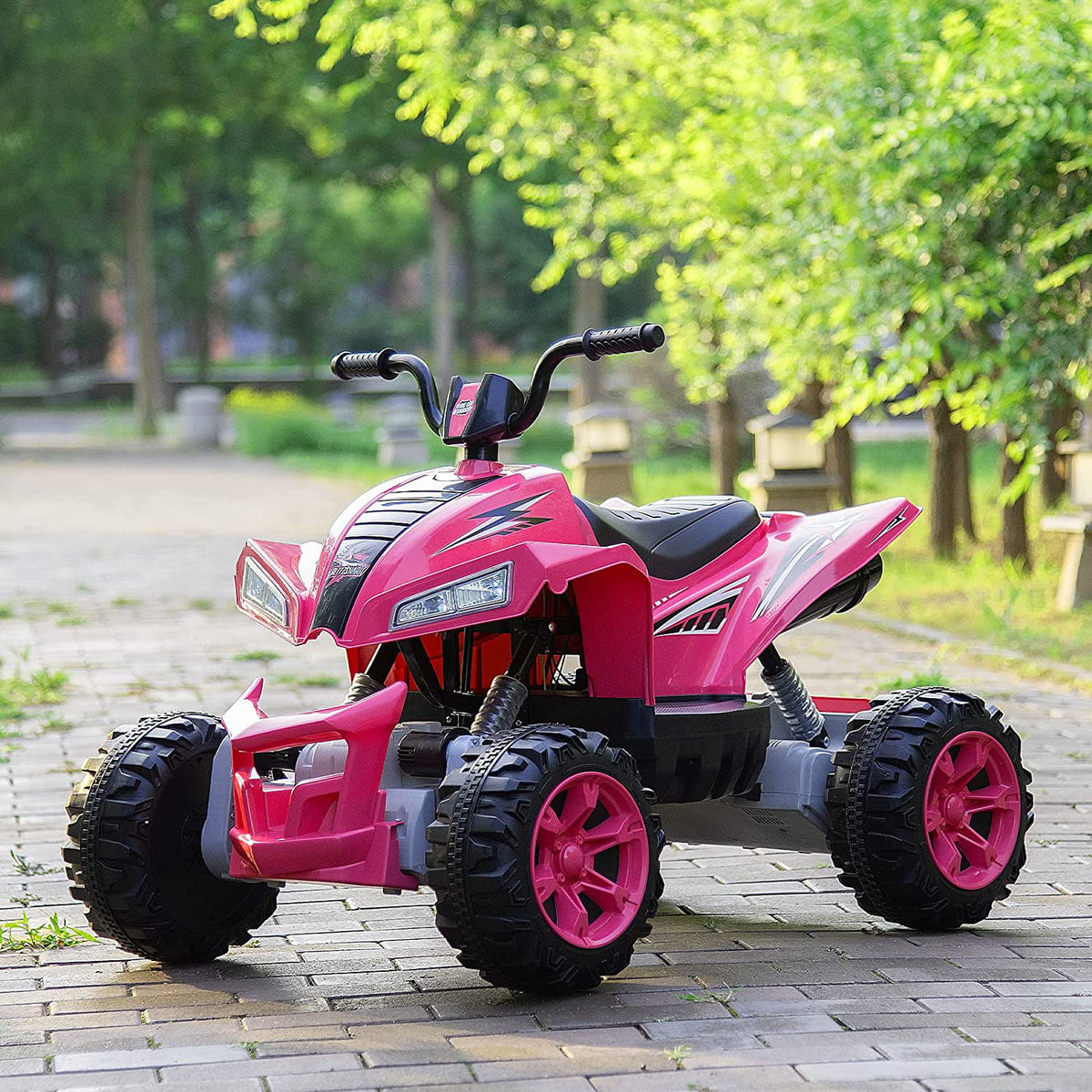 24V Kids Ride on ATV 4WD Quad 4-Wheeler C64420