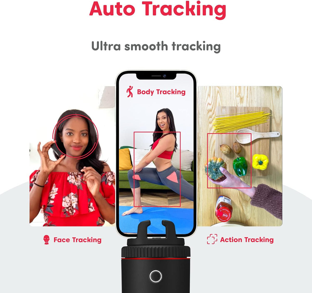 Auto Tracking Smartphone Pod with Remote Control R855