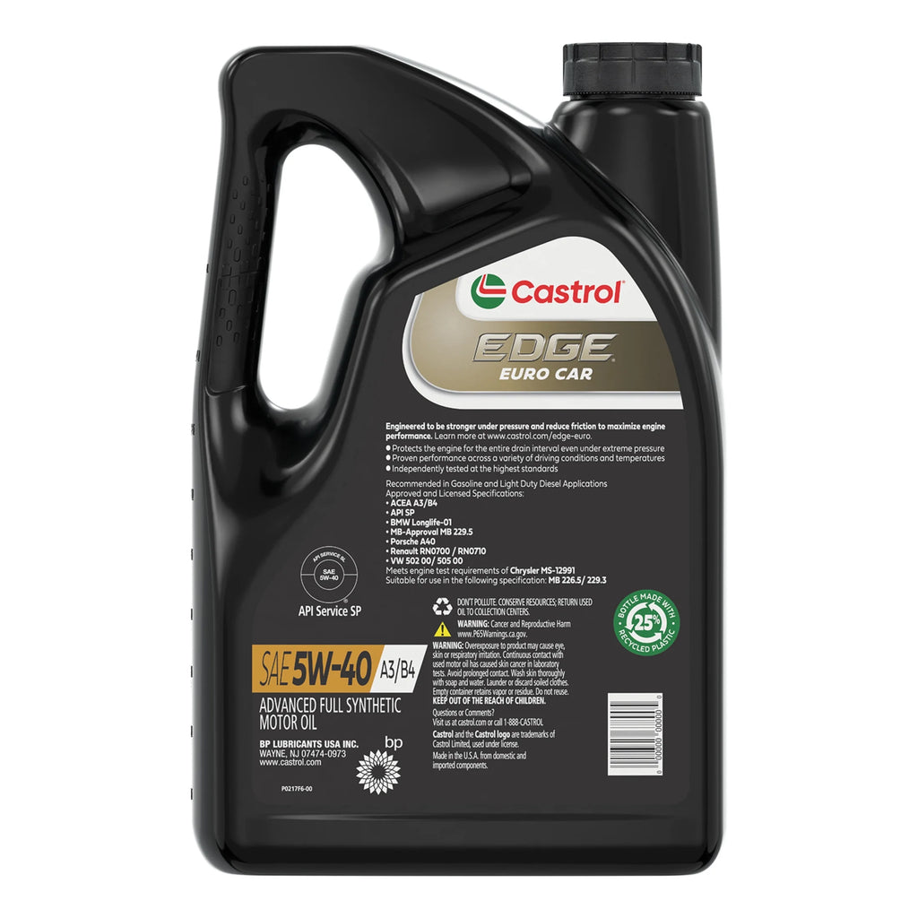 5W-40 Full Synthetic Motor Oil, 5 Quarts M6704