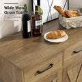 42.5’’ 3 Drawer Rustic Brown Storage Cabinet E1559