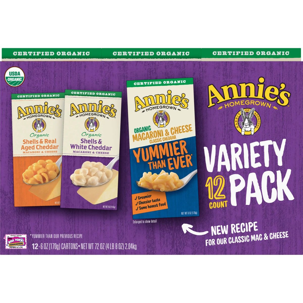 Macaroni And Cheese Variety Pack 12 Count 6 oz F1282