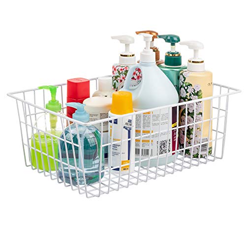 Wire Storage Baskets, Set of 2 White L723807