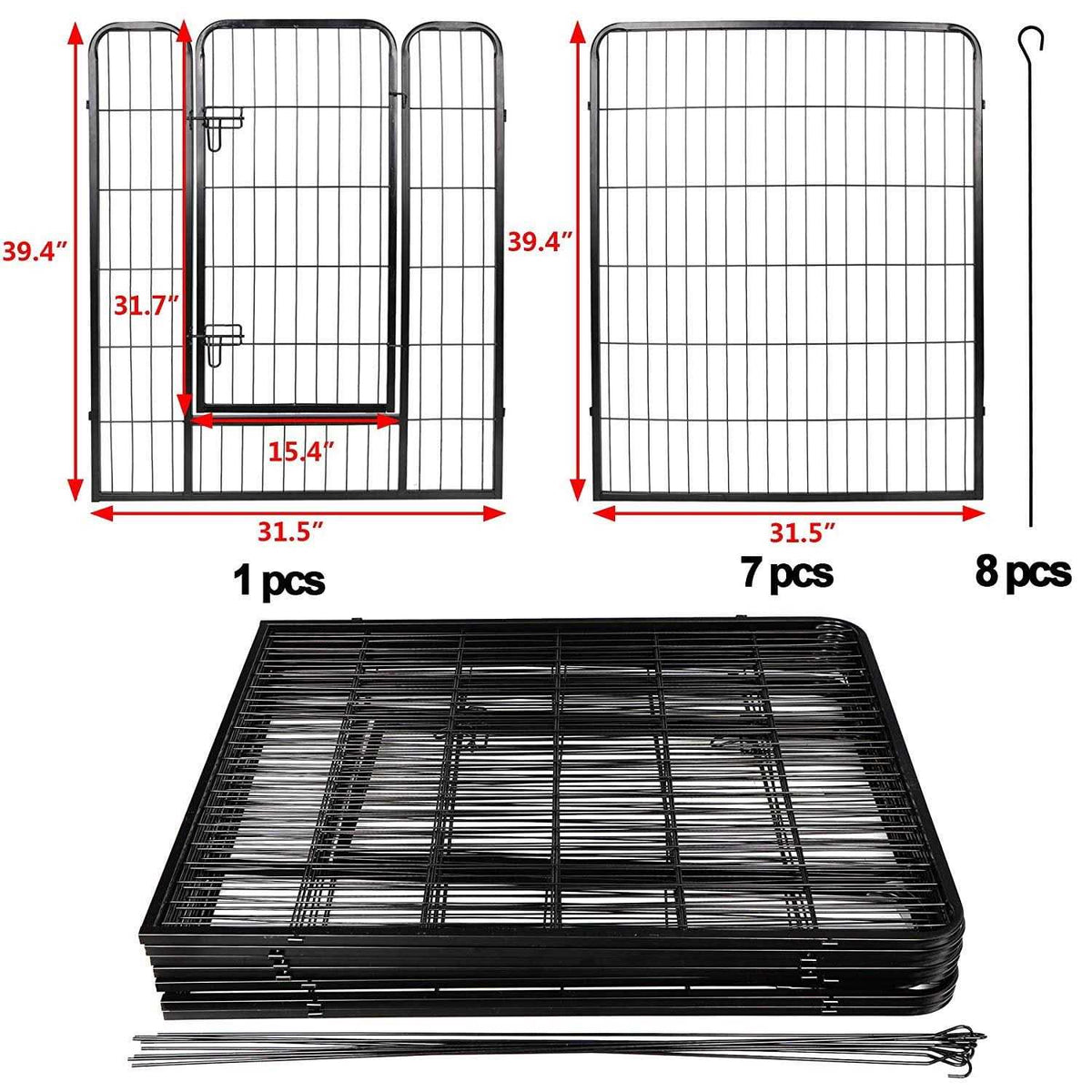 Foldable Metal Exercise Pen & Pet Playpen O598