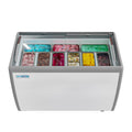 13 cu. ft. Gelato Dipping Cabinet Display Freezer with Sliding Glass Door E4836