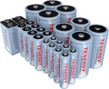 26-Cell NiMH Rechargeable Battery Package: 8AA/8AAA/4C/4D/2 9V R2570