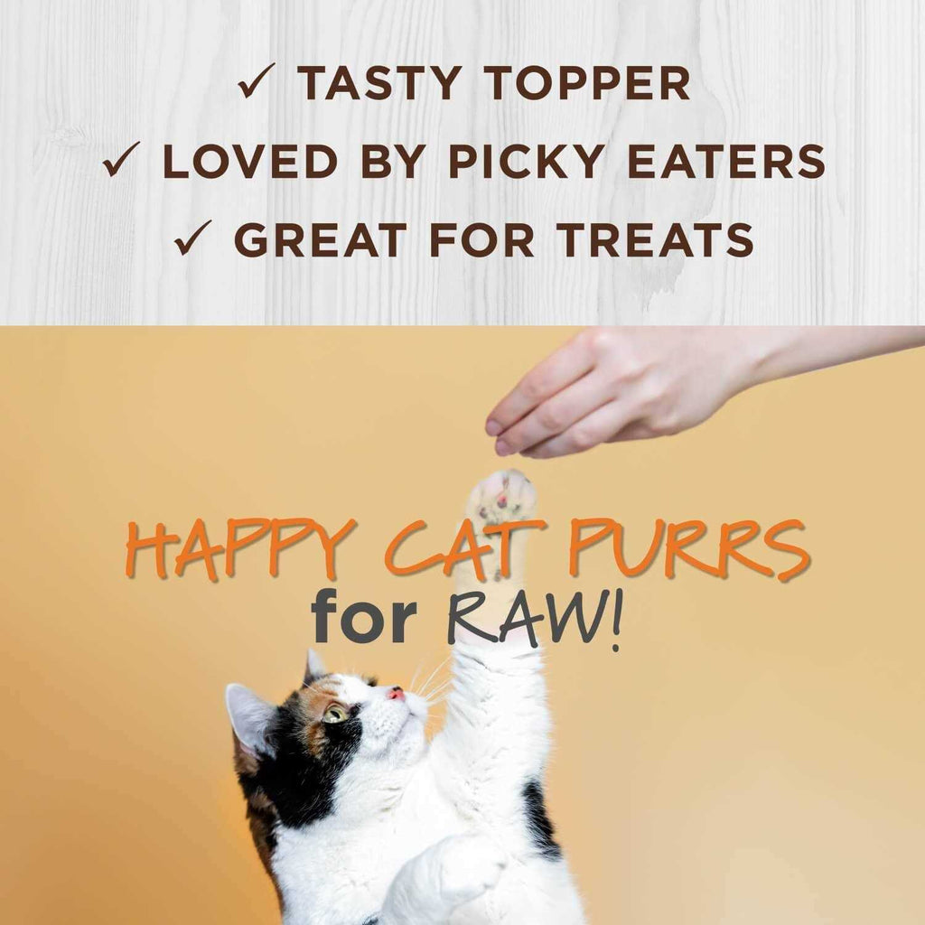 Freeze-Dried Raw Grain-Free Skin & Coat Cat Food Topper U3791