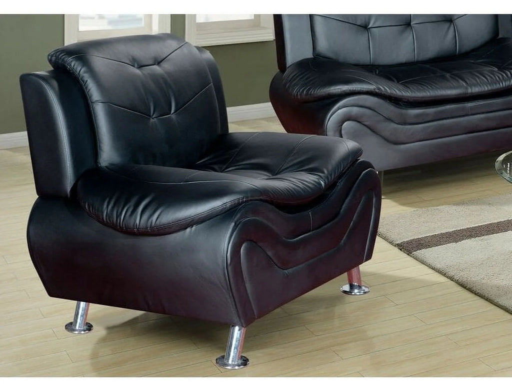Black 3 Piece Living Room Set T9247