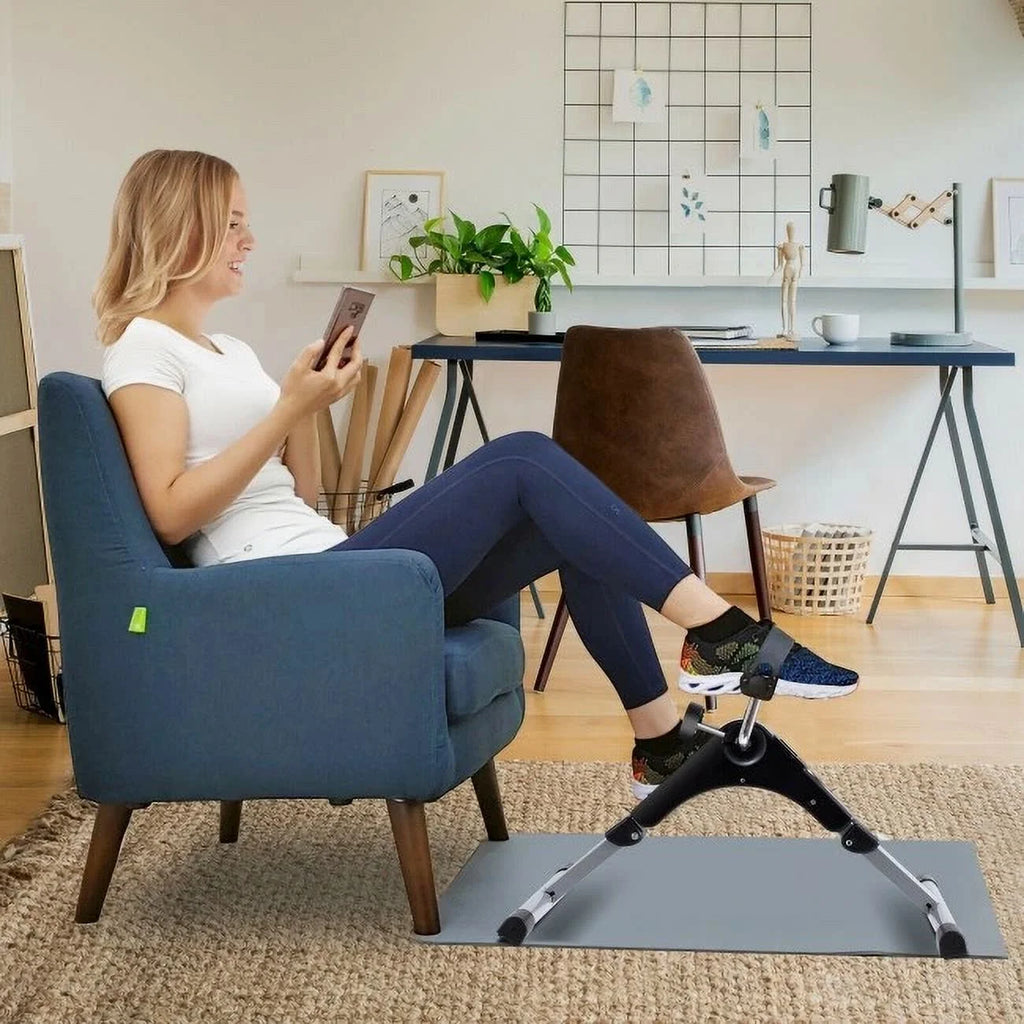 Folding Pedal Exercise Bike with Electronic Display B4324