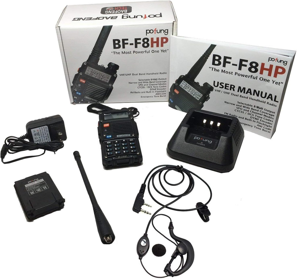 8-Watt Dual Band Two-Way Radio with Large Battery R46259