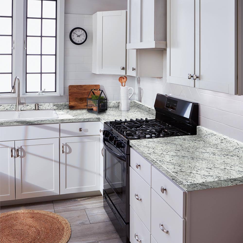 8 ft. Cream Laminate Countertop O642420