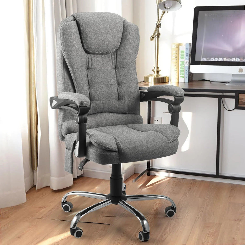 Grey Ergonomic Reclining Office Chair Y7592