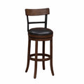 Swivel Tall Bar Stool in Washed Brown and Black S61784