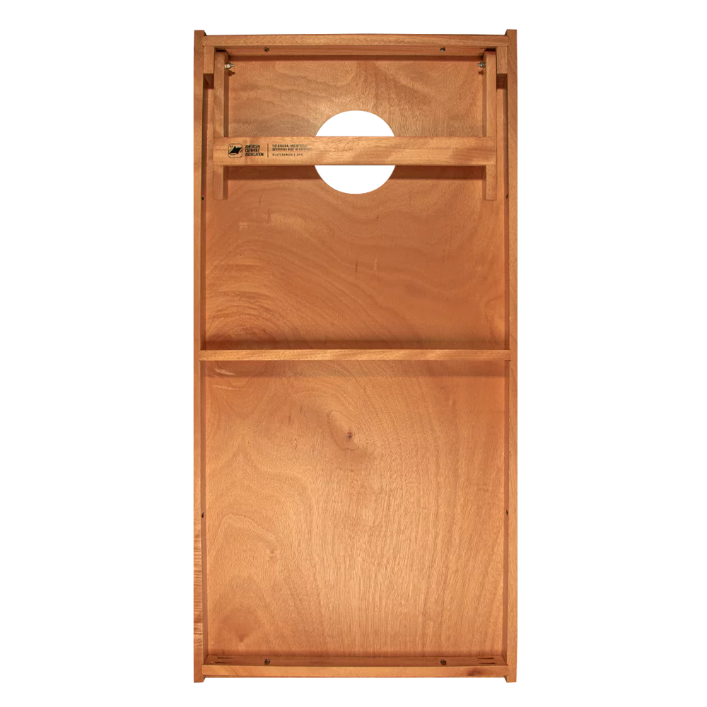 Wood Panel Cornhole Boards Toss Game Beanbag Set W357524