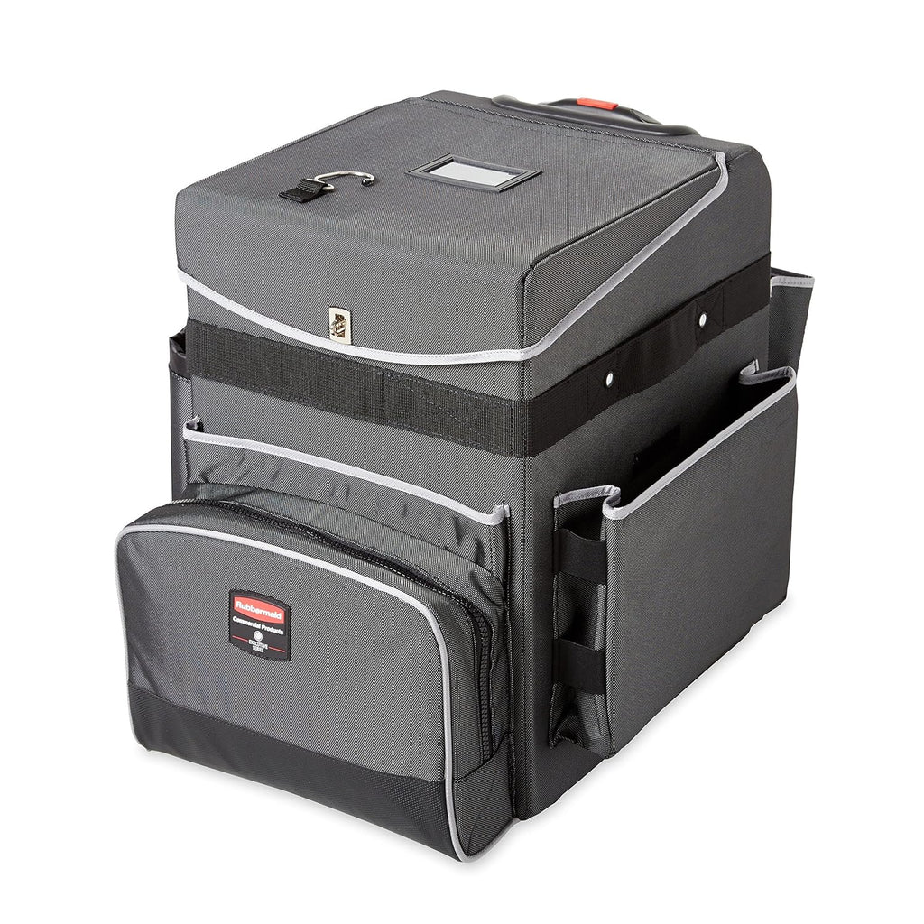 Executive Janitorial Housekeeping Quick Cart, Medium, Dark Gray M1627