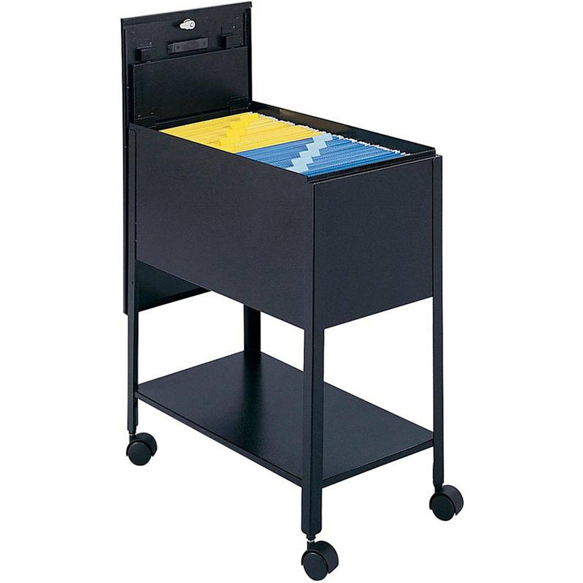 Black Extra-Deep Locking Mobile Tub File K9485