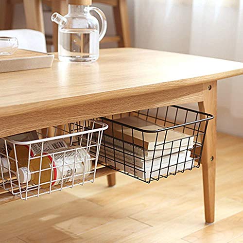 Wire Storage Baskets, Set of 2 White L723807