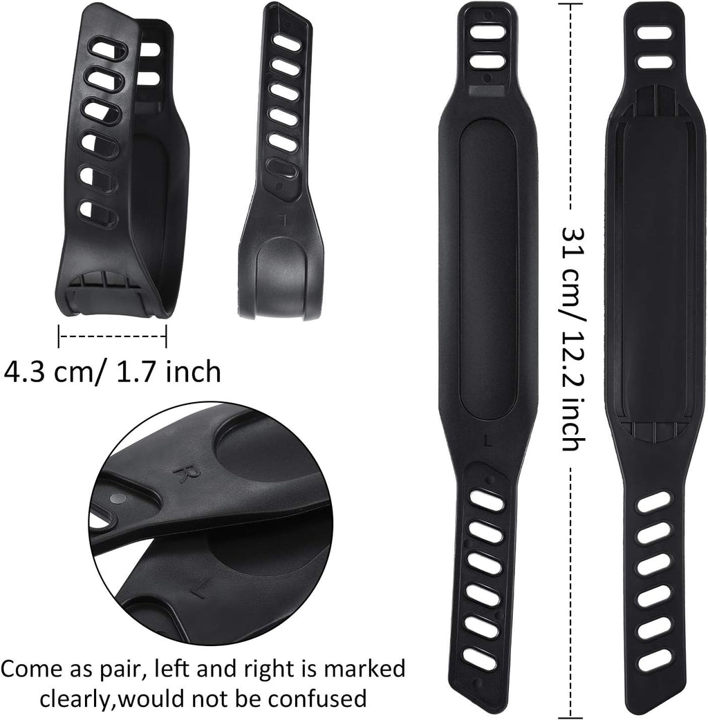 2 Pairs Universal Pedal Straps 1.7 x 12 Inch Z53049