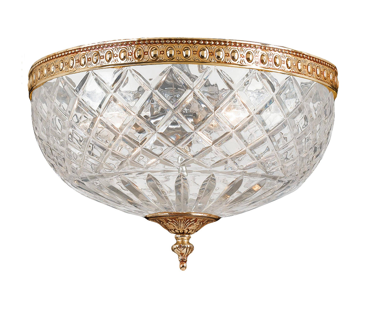 Polished Chrome 2 Light Ceiling Mount B2378