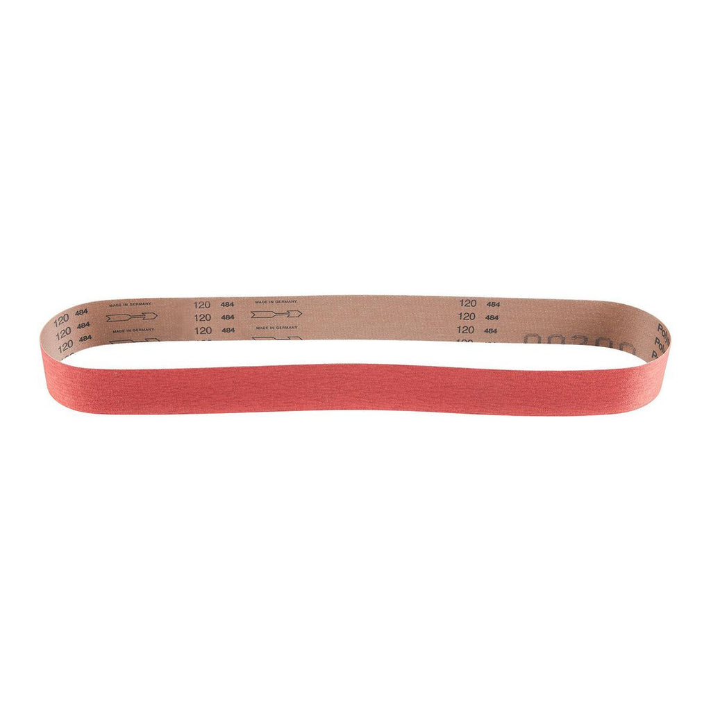 2 in. x 48 in. 120-Grit Ceramic Alumina Sanding Belts 2-Pack E689
