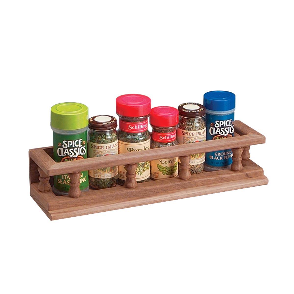 Teak Spice Rack D7595