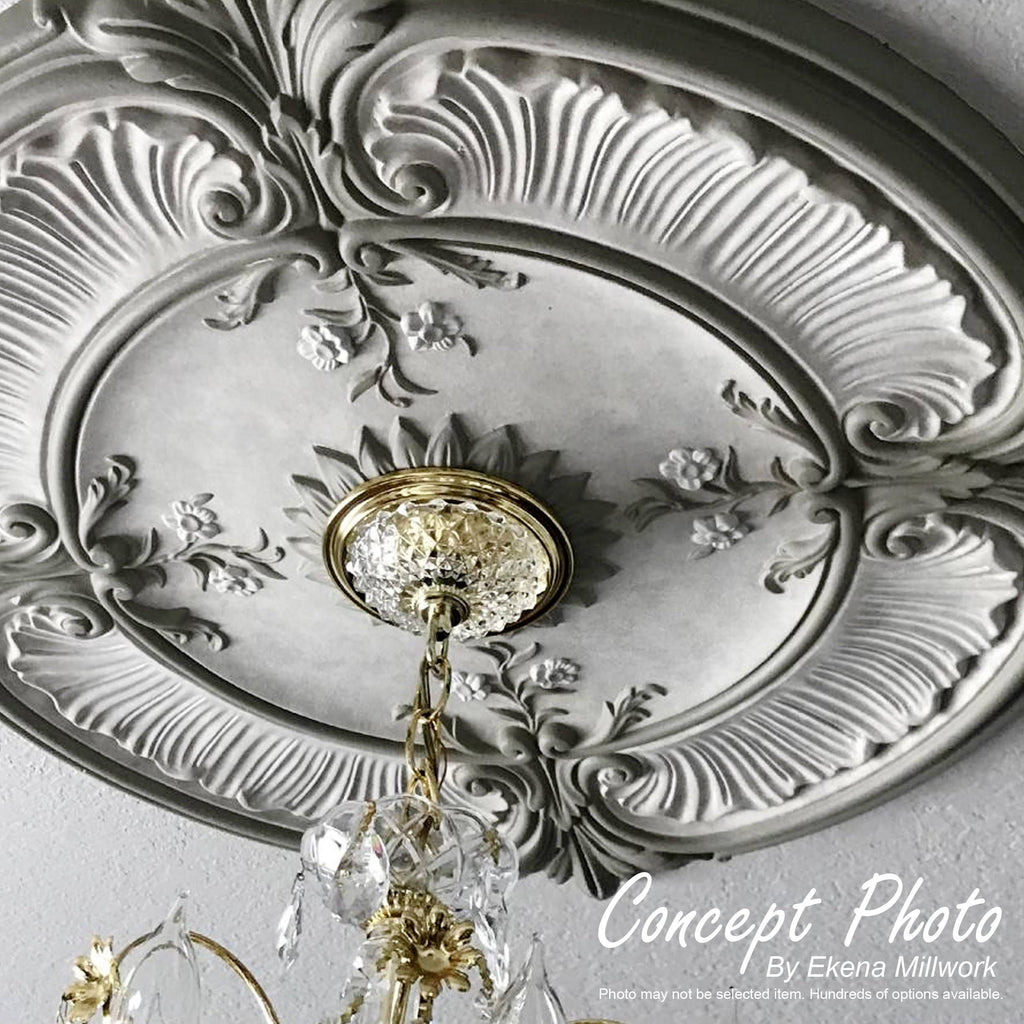 Rose and Ribbon Ceiling Medallion R79129
