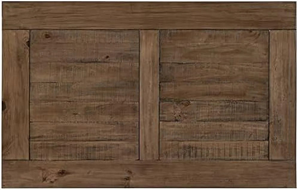 Yellow Brown Solid Pine Wood Coffee Table with Storage Shelf K123