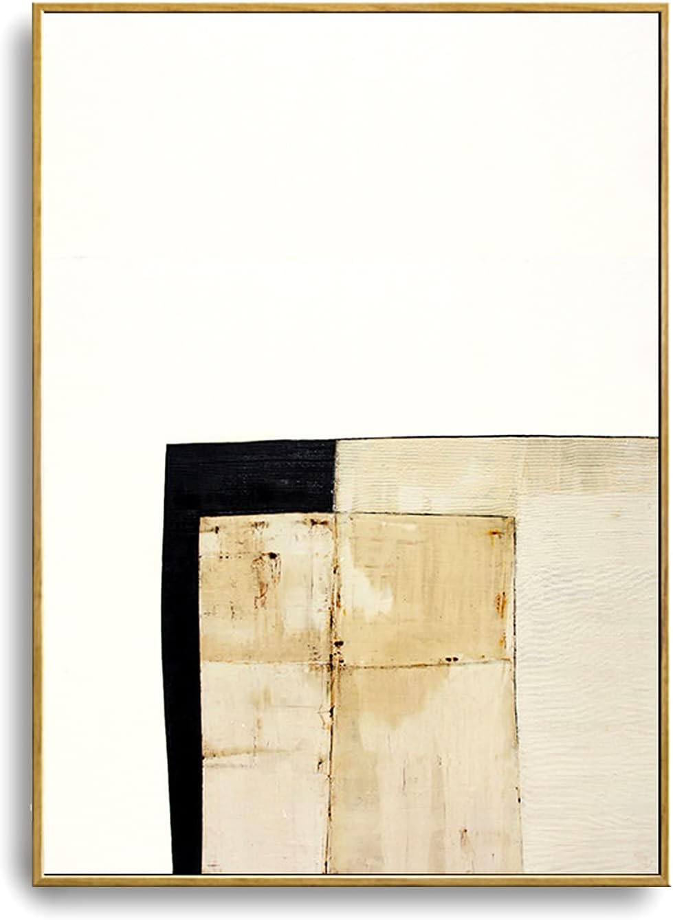 24X32 Large Framed Abstract Canvas Wall Art C205508