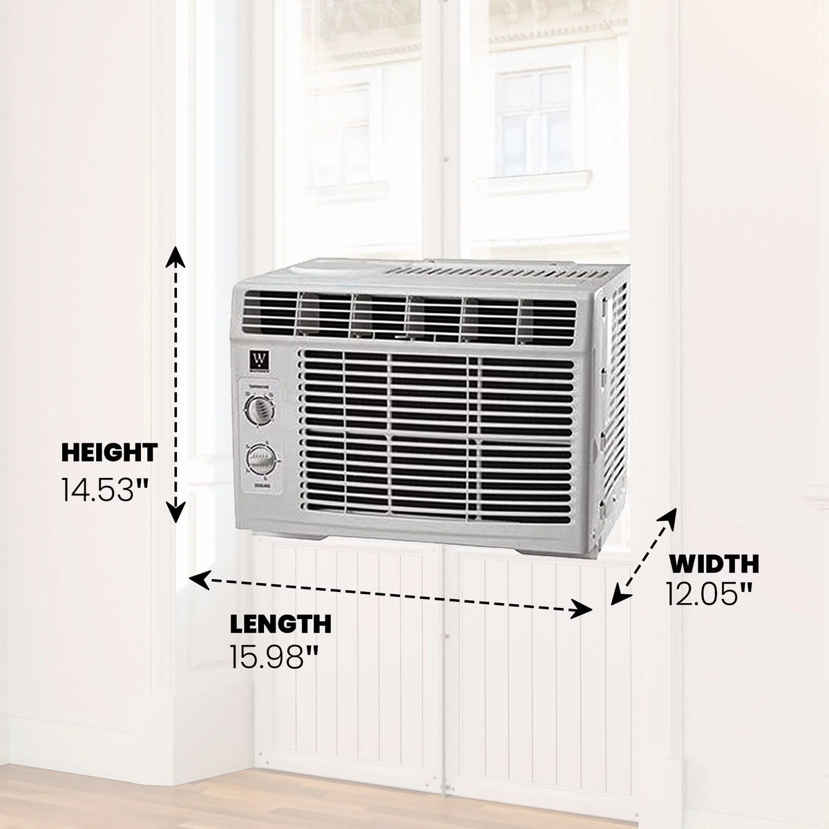 5,000 BTU Mechanical Window Air Conditioner W436554