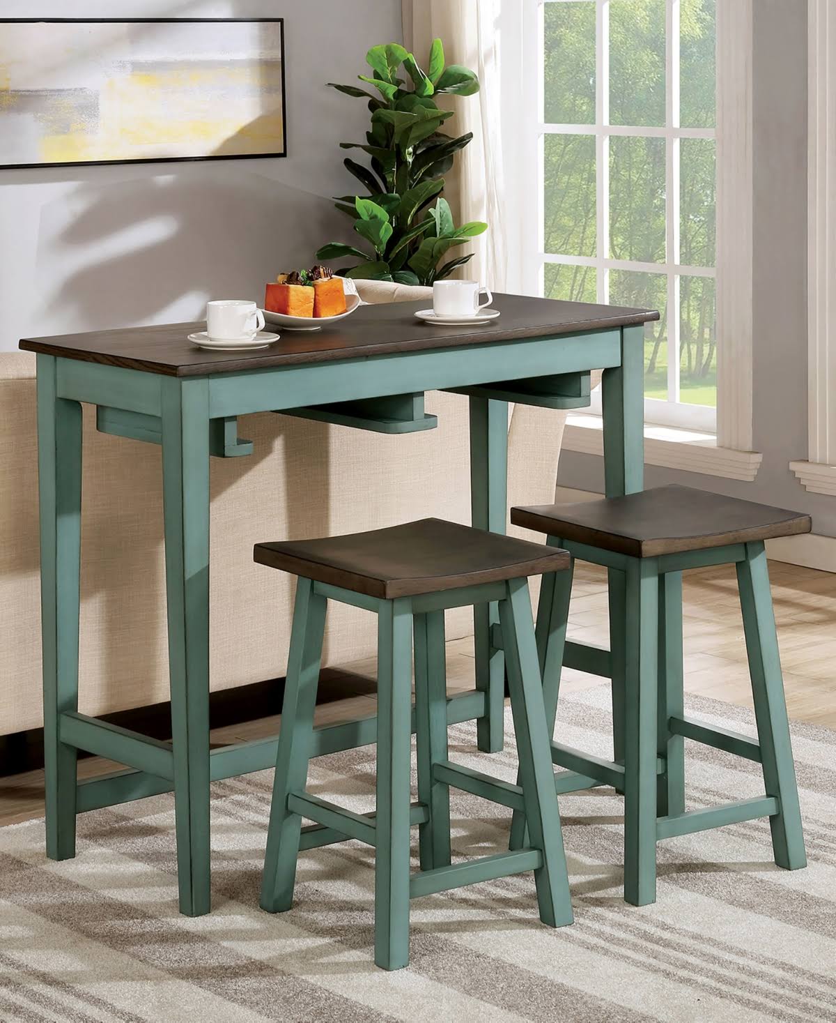 3 Piece Counter Height Dining Set V737