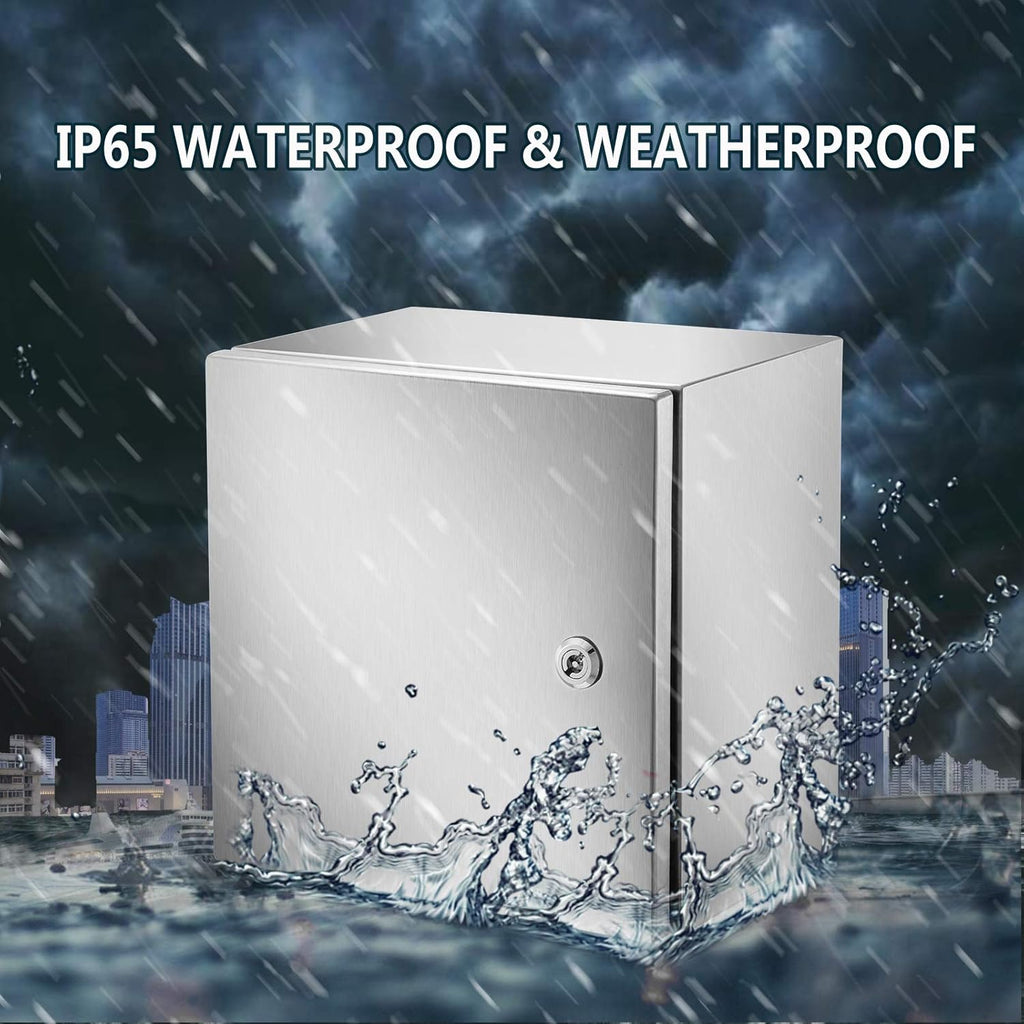 12 x 12 x 8'' NEMA 4X Steel Electrical Enclosure P203