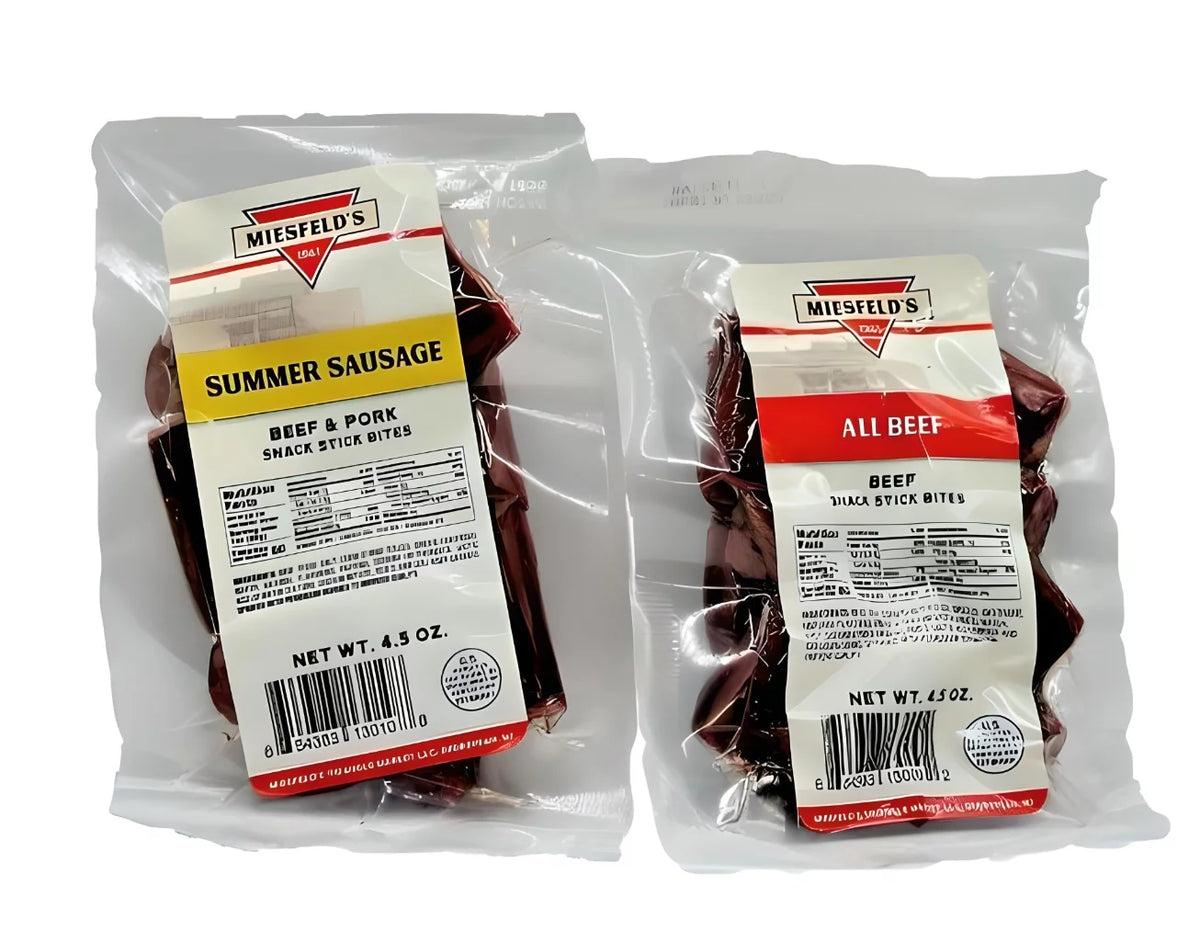 Summer Sausage and All Beef 4.5oz Snack Bites 6 Pack D8372