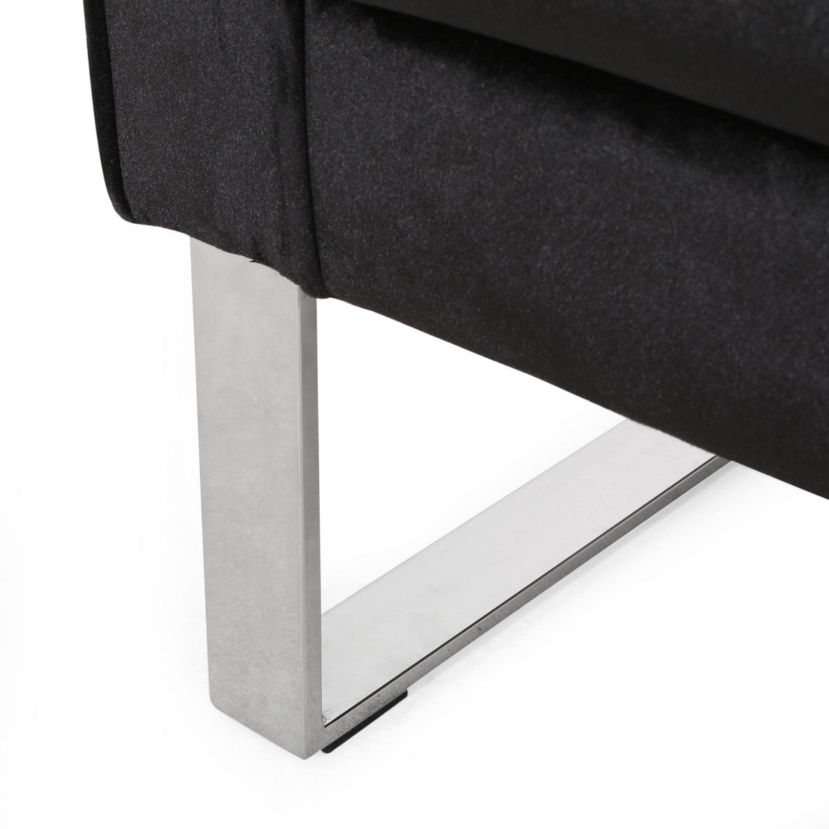 Gray Velvet Club Chair F838