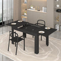 Black Extendable Kitchen Dining Table K365