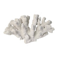 White Polyresin Coral Decor K507089
