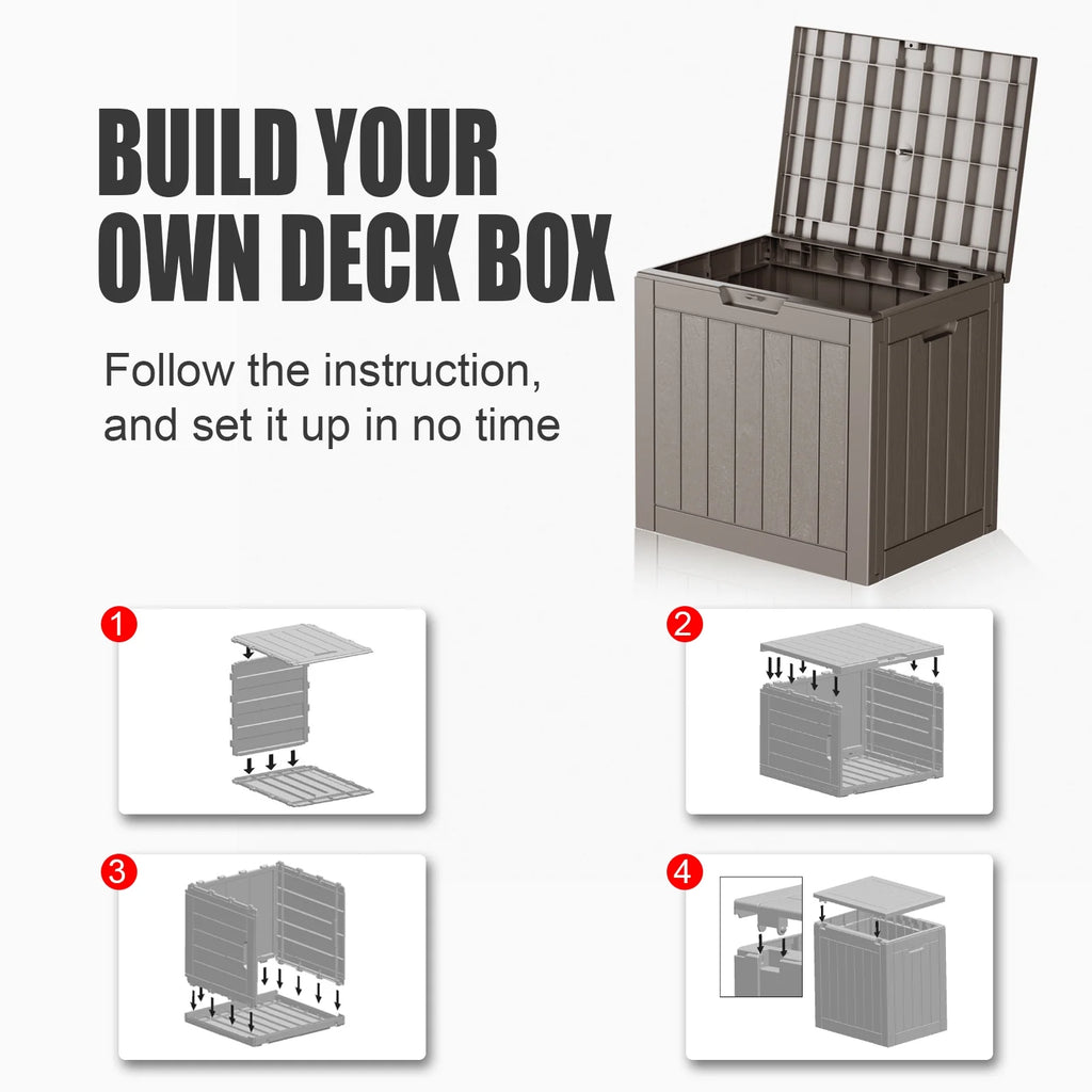 30 Gallon Waterproof Deck Box W17278