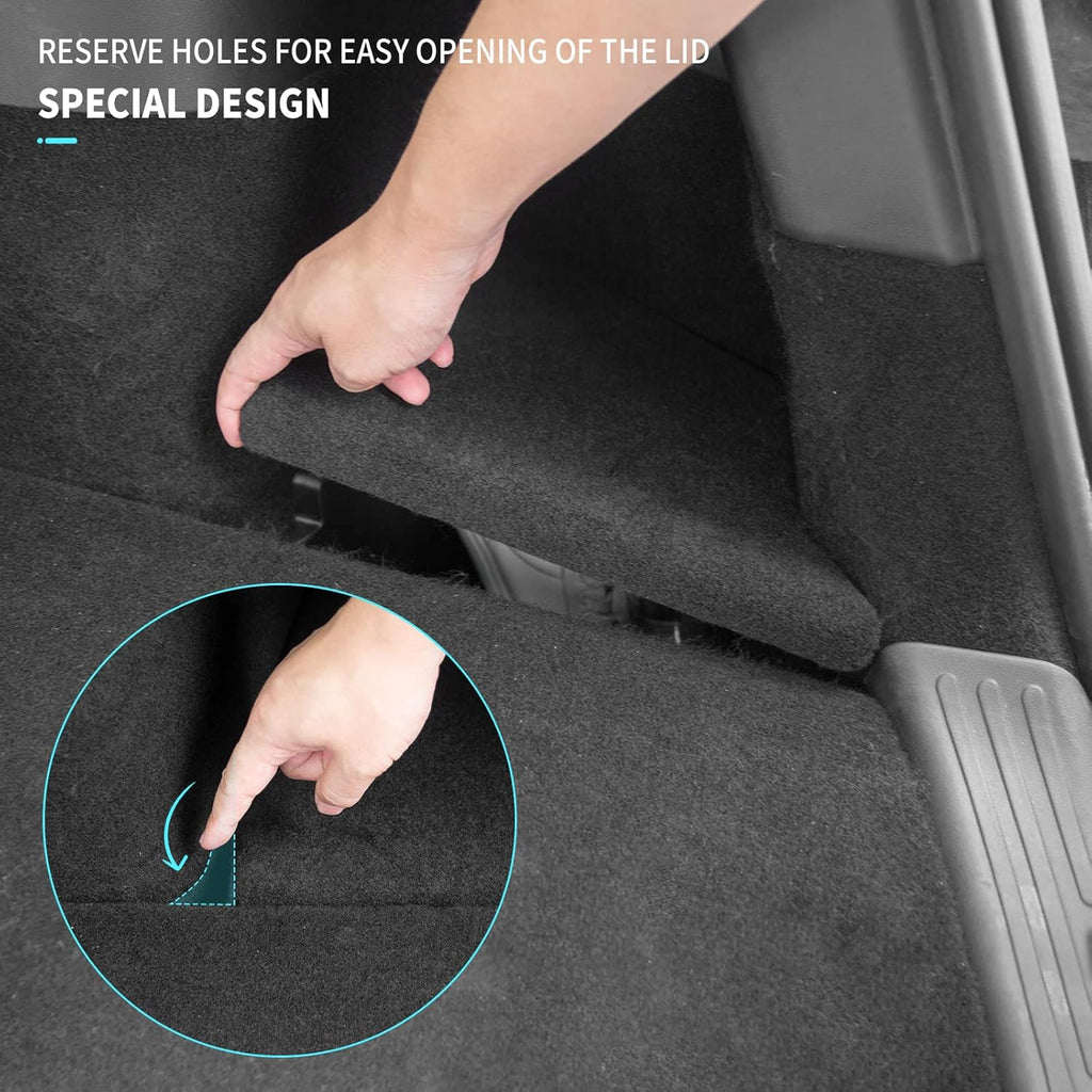 Tesla Model Y Rear Trunk Organizer Storage Box Side Storage Packets Trunk Bins Y29104