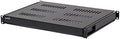 1U 19-Inch Sliding Network Cabinet Shelf Black P26122