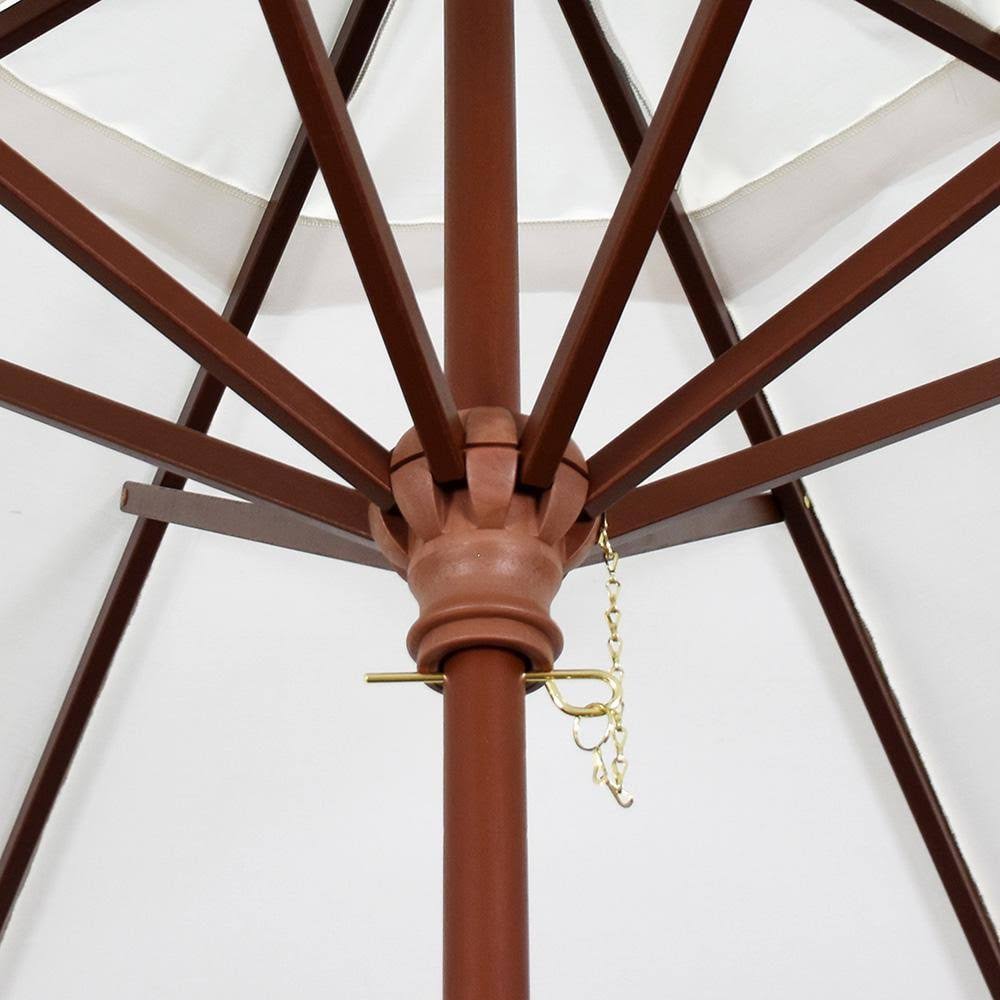 7.5 ft Wood Market Umbrella N659
