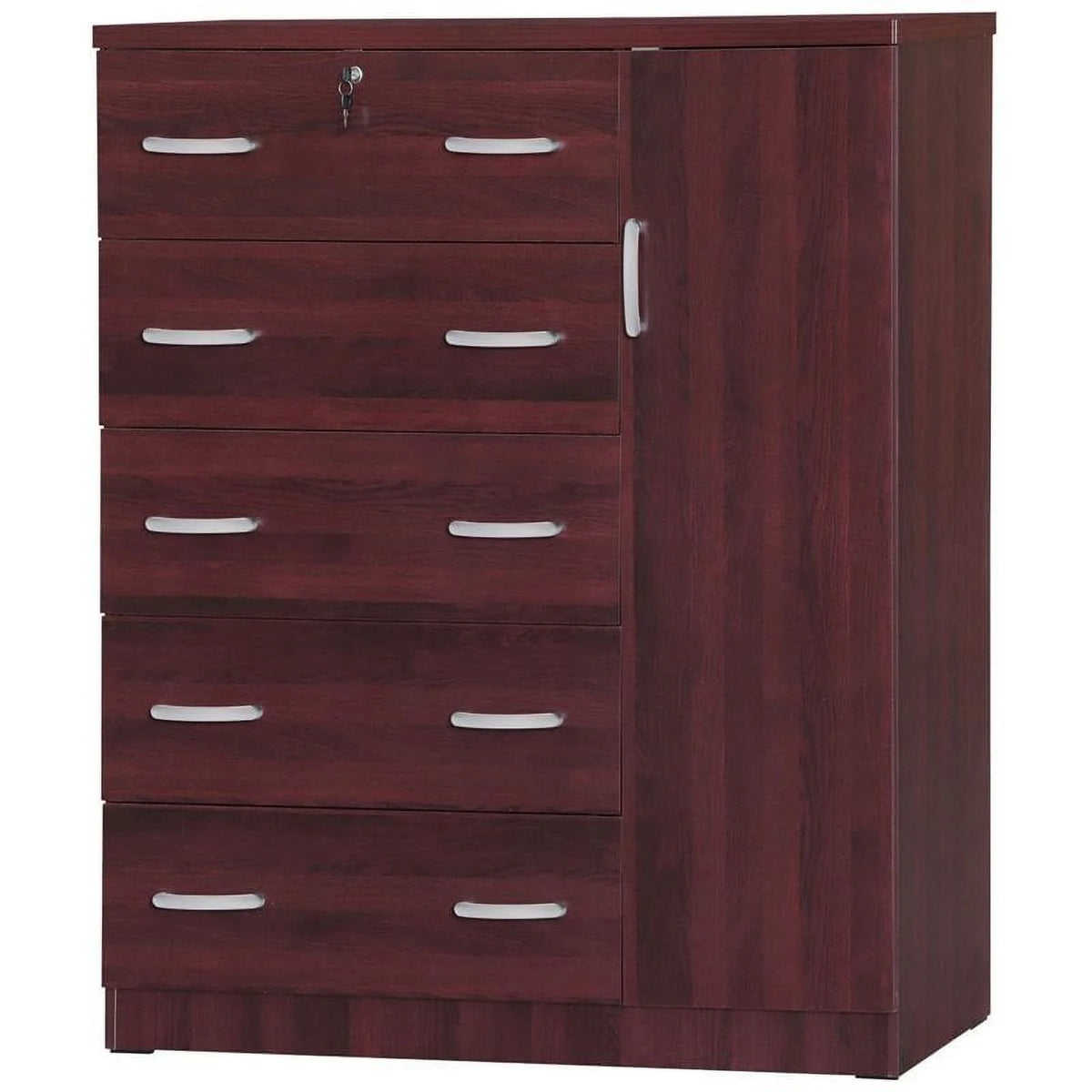 Pine Twin Bed and Tall Chest Wardrobe O333780