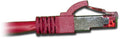 Cat6a SSTP LSZH Ethernet Cables, 3 ft - Red (25 Pack) A215