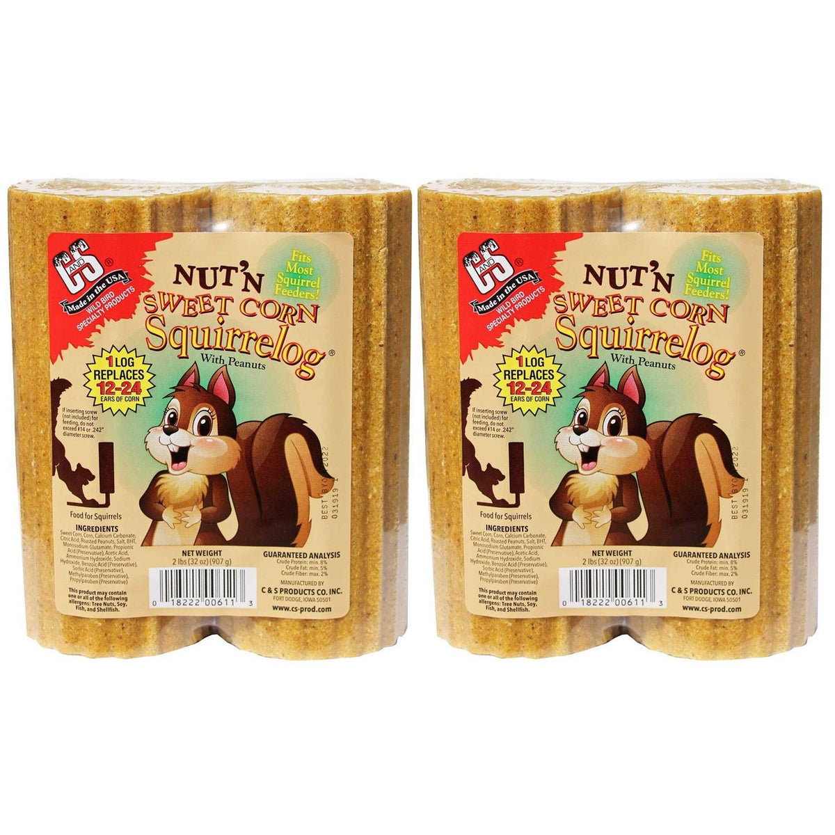 Corn Squirrelog Pet Supplies O121305