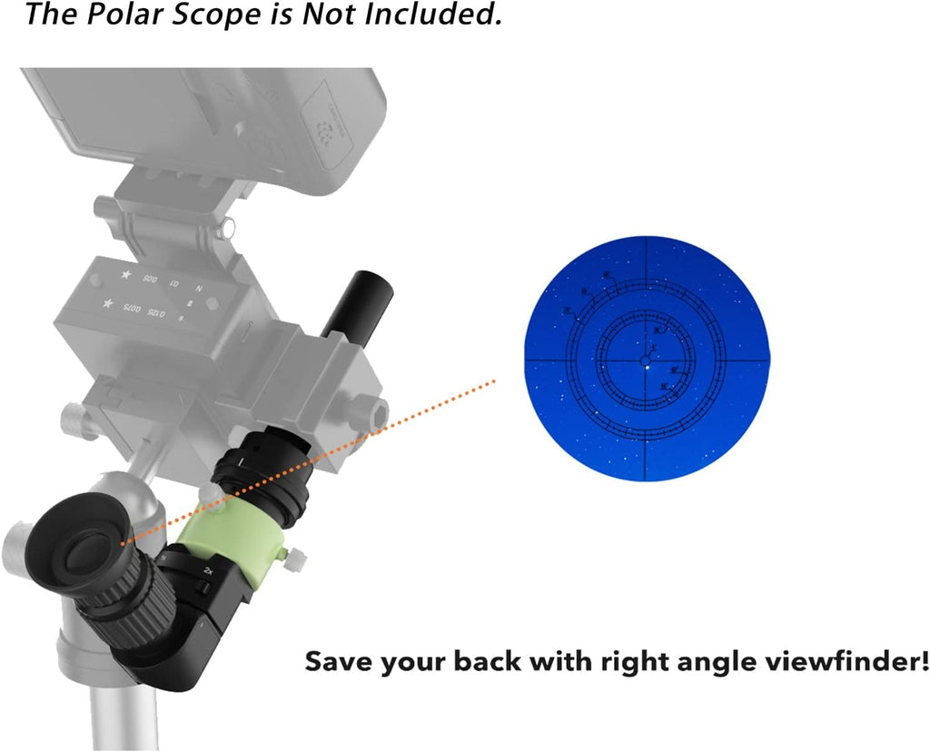 Right Angle Viewfinder with Adapter for Polar Scope V701203