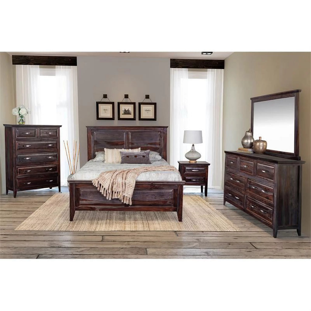 Solid Sheesham Wood Bed M377