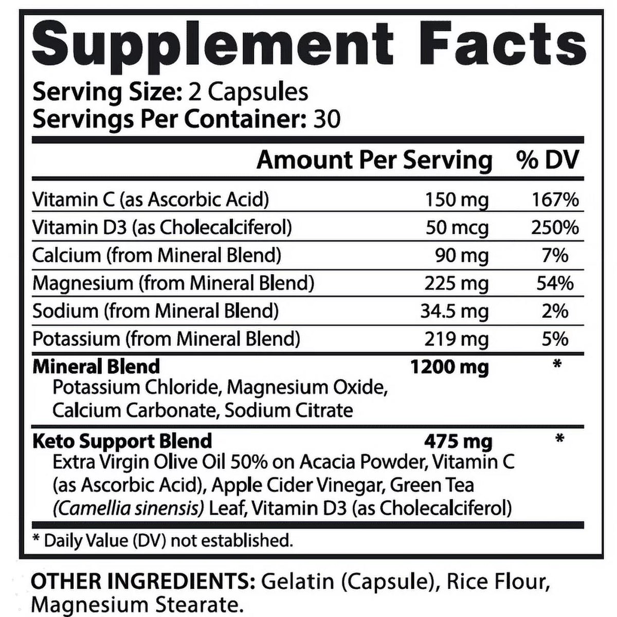 300 Capsules Dietary Supplement Q615