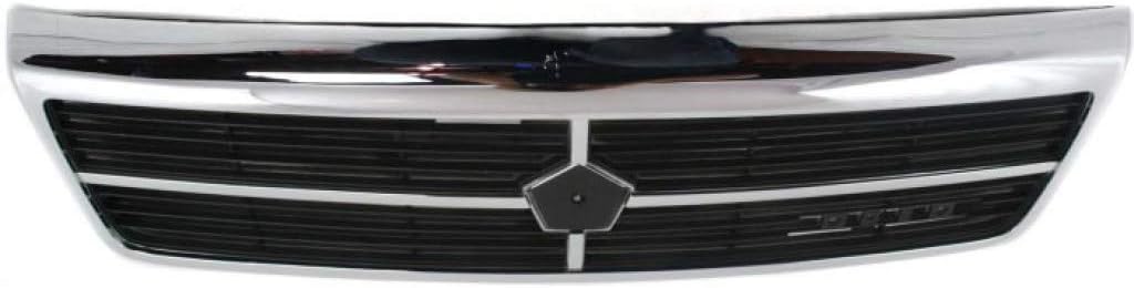 Chrome Shell Grille Assembly with Painted Black Insert K551