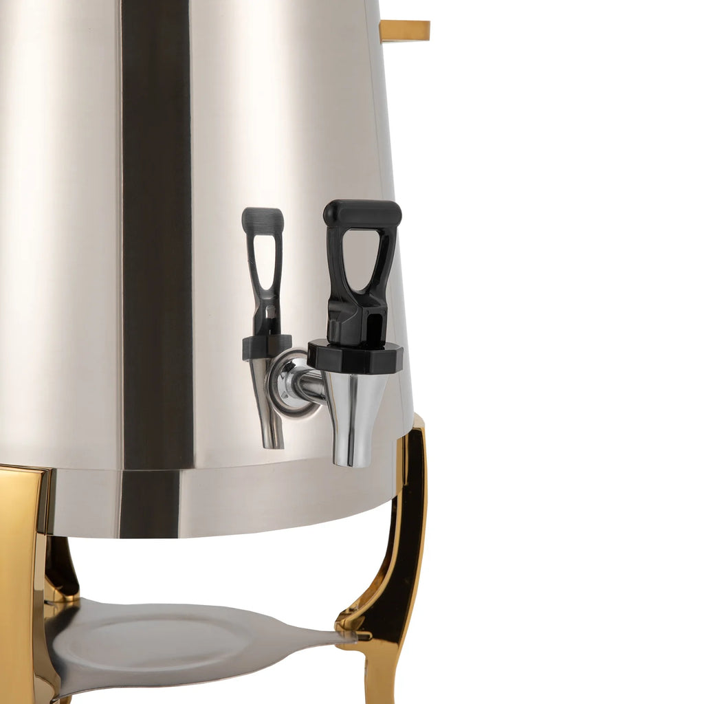 Heatable Stainless Steel Hot Beverage Dispenser with Spigot 13L A828