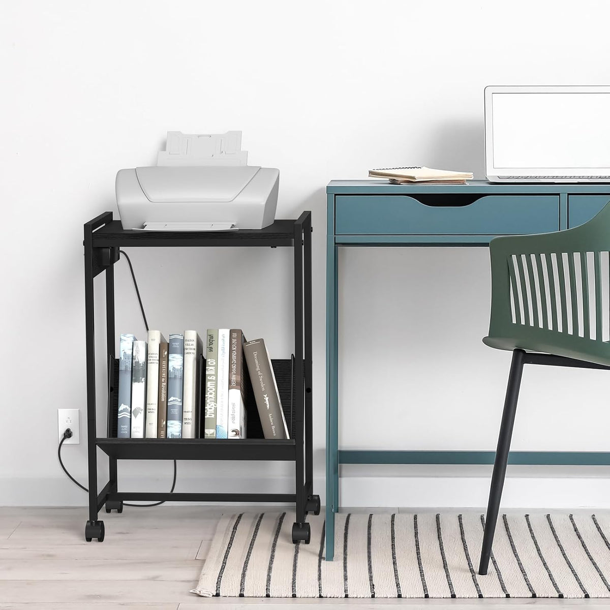 Black Record Player Table L373248